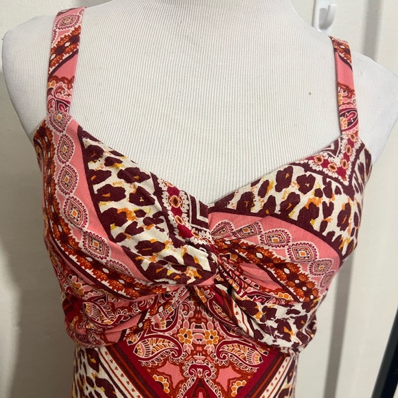 Tommy Bahama Women’s Red Patterned animal print Maxi Dress - Picture 10 of 13